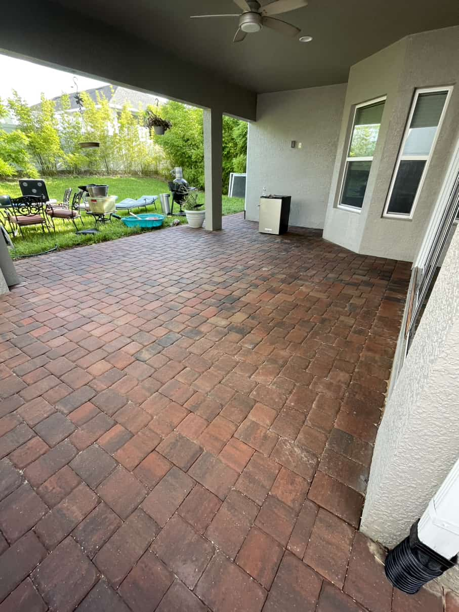 Paver Patio Cleaning